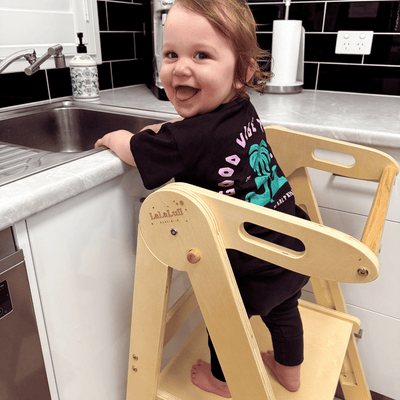 LaLaLull Australia® Foldable Learning Tower 12M+