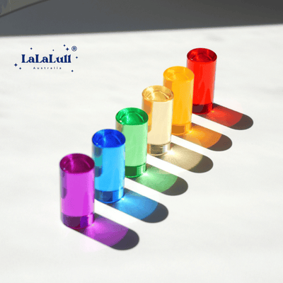 LaLaLull Australia® Premium Lucite Bright Cubes and Blocks - 27 PCs