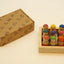 Wooden Peg Dolls with Tray