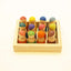 Wooden Peg Dolls with Tray