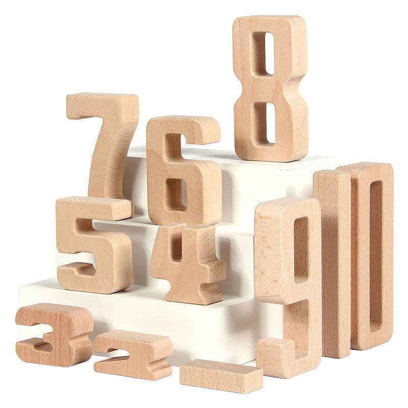 Wooden Numbers