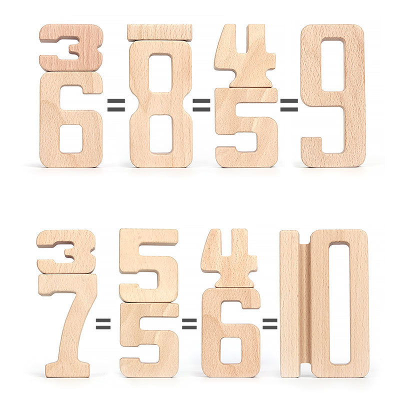 Wooden Numbers