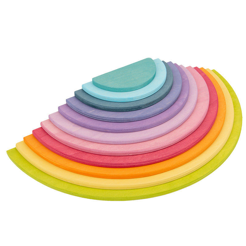 Wooden Rainbow Semicircle