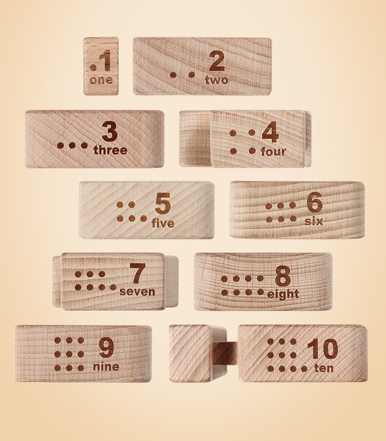 Wooden Numbers