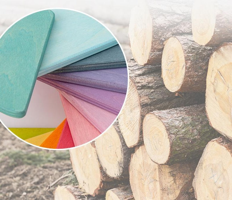 Wooden Rainbow Semicircle