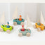 LaLaLull Set of 4 Small Land Yachts with 4 Sailors