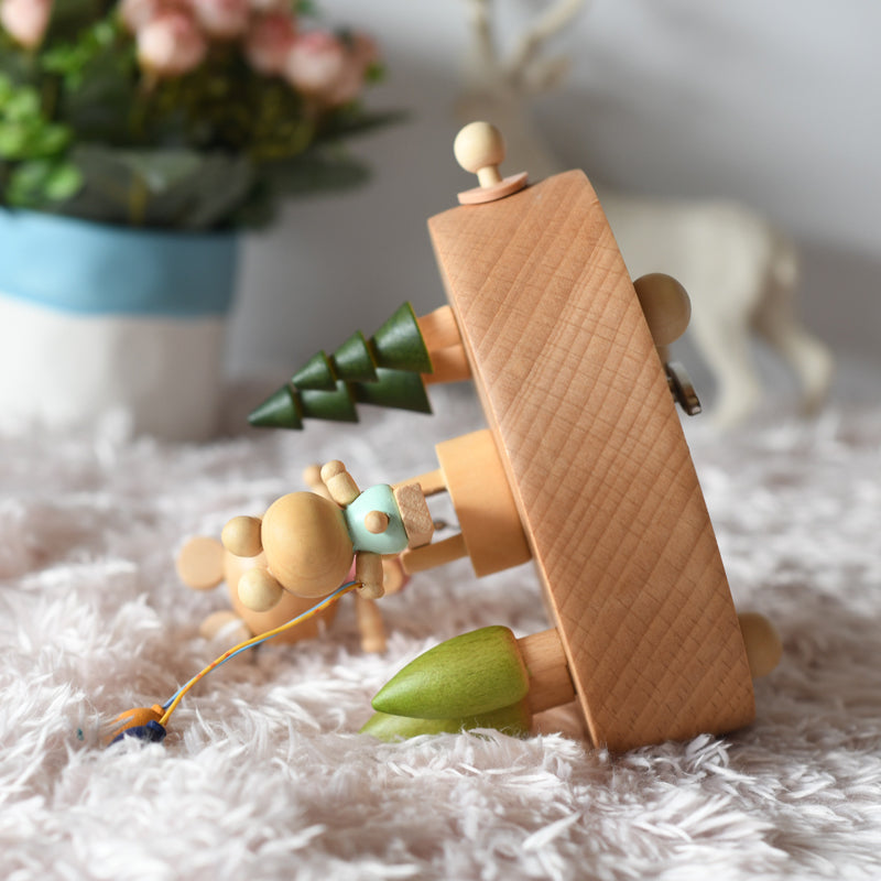 Wooden Music box Seesaw 