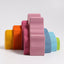 Wooden Rainbow Stacker-Coral