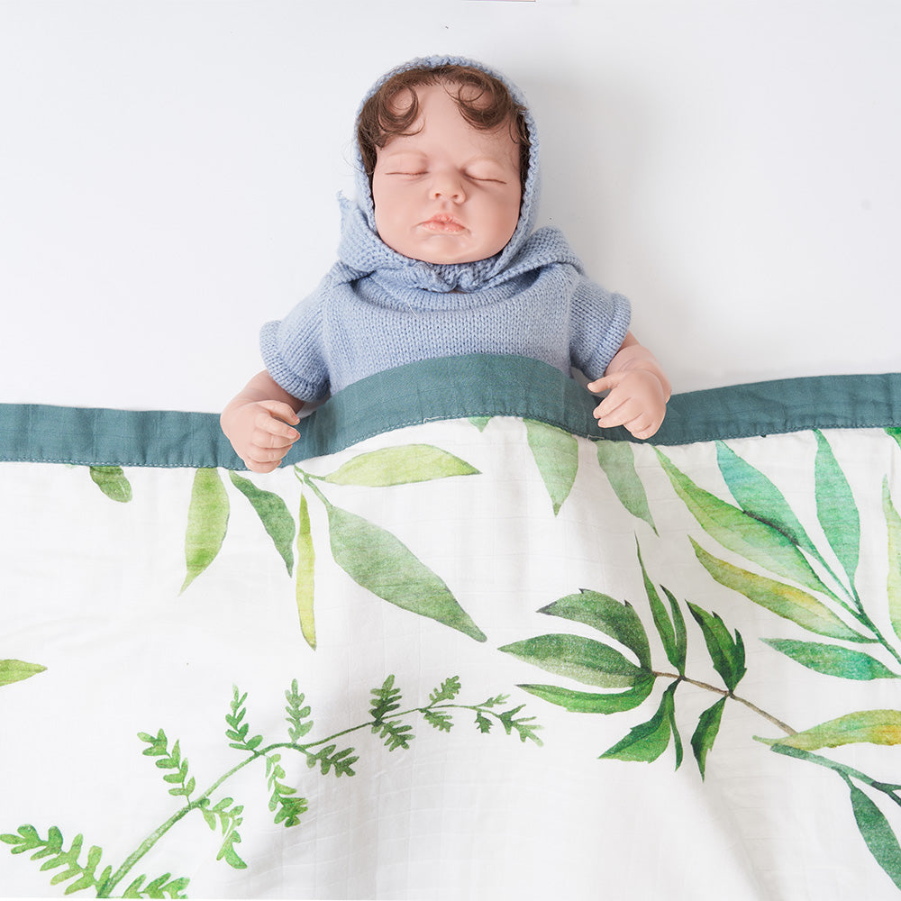 Bamboo Cotton Baby Blanket LaLaLull