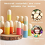 LaLaLull Pastel Wooden Rainbow Brots Stick People 18 Pcs