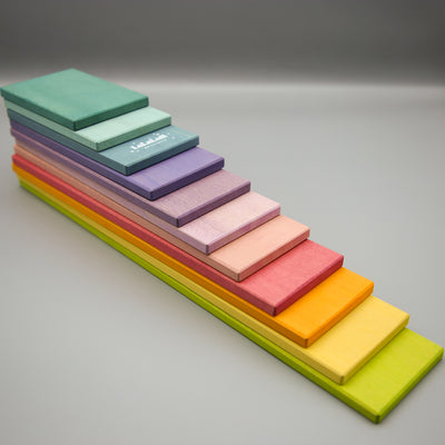 LaLaLull Pastel Building Boards- 11 Pcs