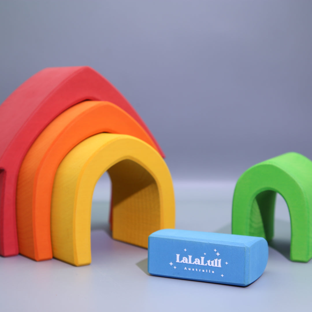 Wooden Rainbow Stacker