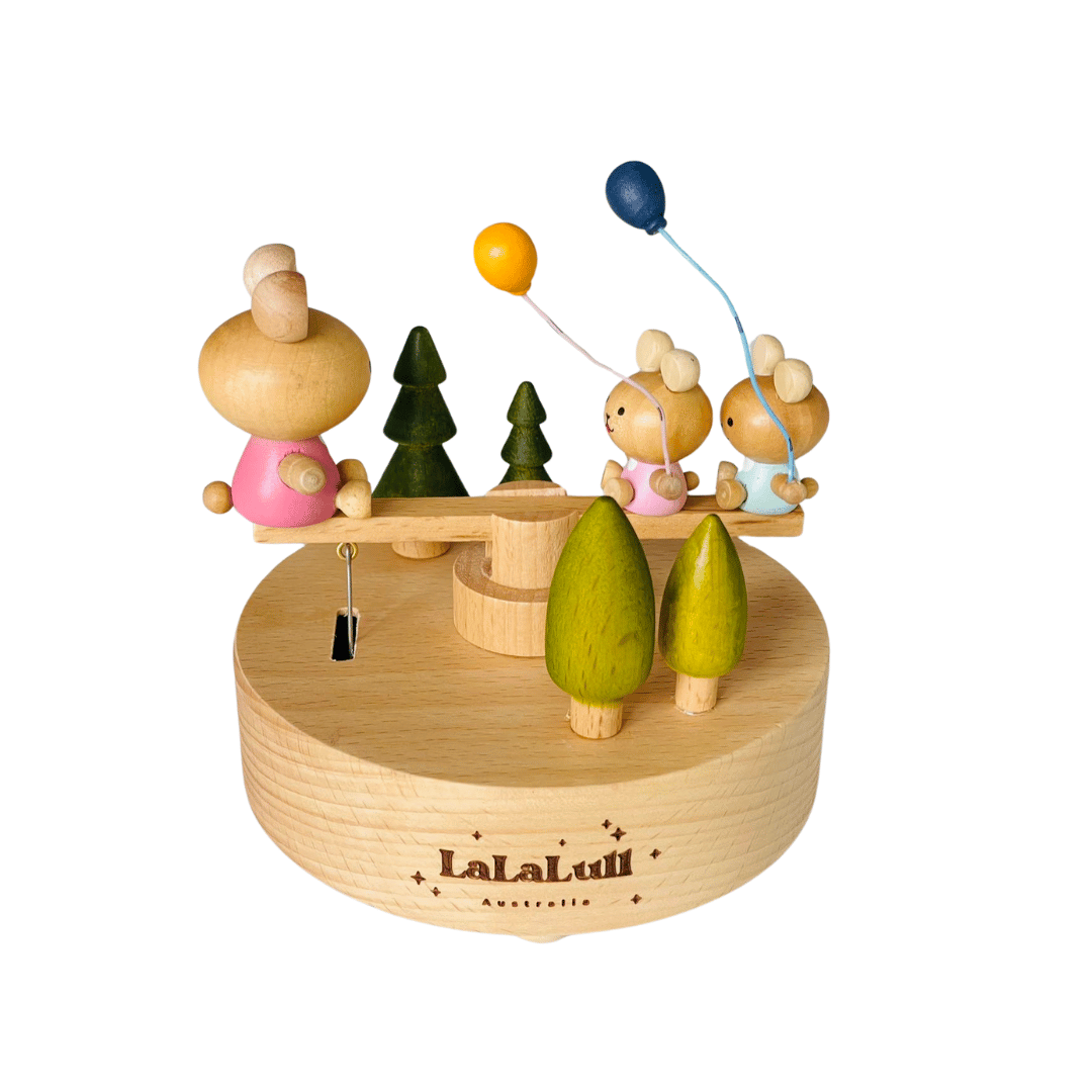 Wooden Music box Seesaw 