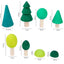 Wooden Tree Toy - 8 Pcs