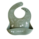 LaLaLull Australia® Silicone Baby Bib – Sage Dinosaur (2026 Edition)