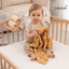 Baby Muslin Wraps 3 Pack - Maple