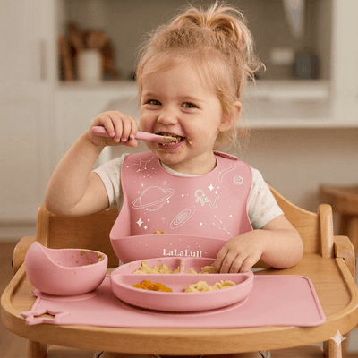 lalalull-australia-silicone-feeding-set-pink