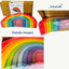 Wooden Rainbow Stacker Large