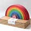 Wooden Rainbow Stacker Large