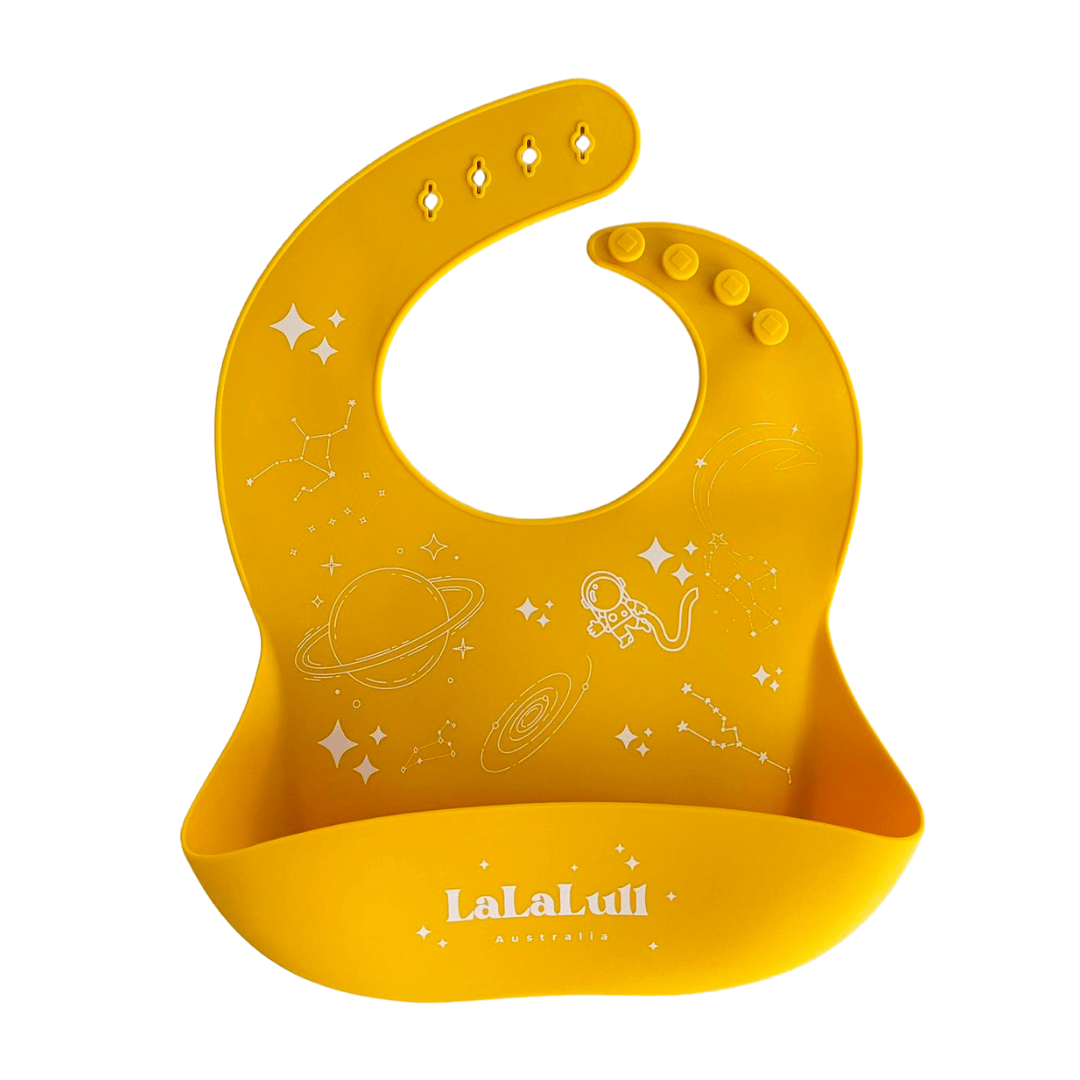 LaLaLull Australia® Silicone Bib Mustard 6M+