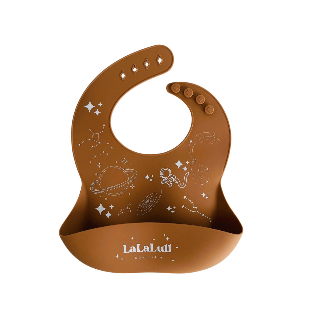 LaLaLull Australia® Silicone Bib - Clay