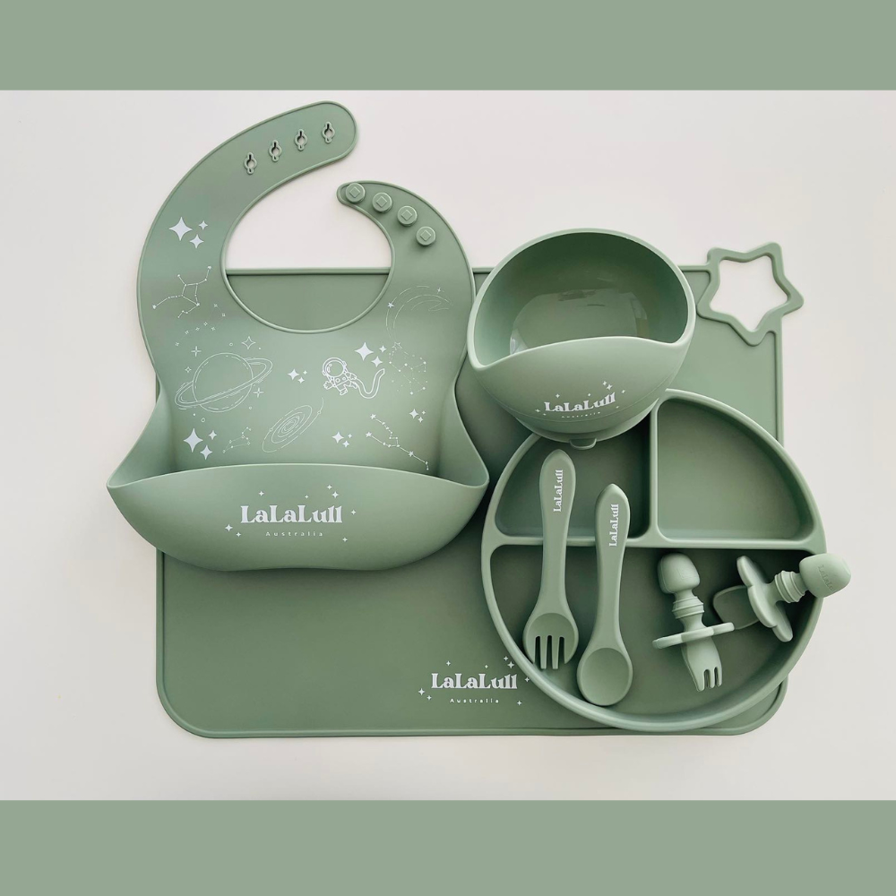 Suction Bowl and Plate Set