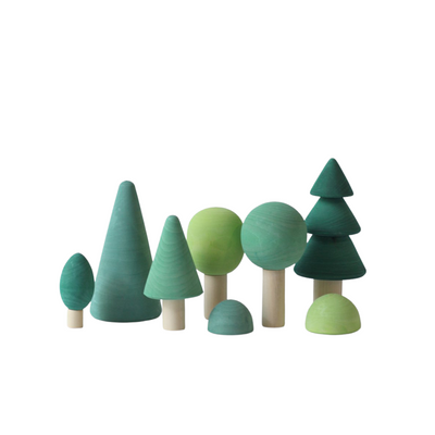 Lalalull Wooden Forest/Tree in Storage Bag 8 Pieces